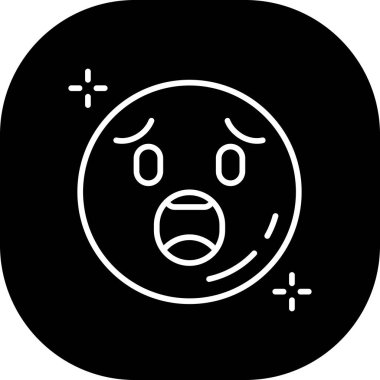 Kişisel ve ticari kullanım için vektör emoji simgesi.