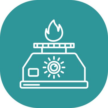 Ağ ve petrol endüstrisi tasarımı için vektör illüstrasyonu