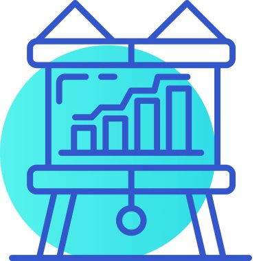 çubuk çizelgesi vektör illüstrasyonu