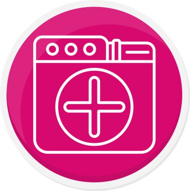 Moda tarzında izole edilmiş elektrikli soba simgesi