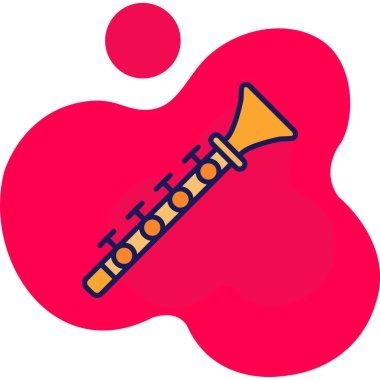 Çizgi film trompetinin vektör illüstrasyonu