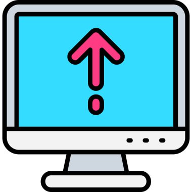 ok simgesi vektör illüstrasyonu