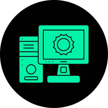 vektör dizüstü simgesi illüstrasyonu