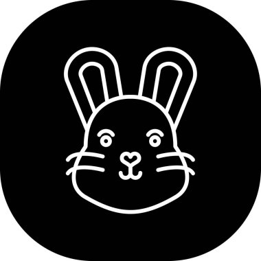 vektör Paskalya Tavşanı simgesi