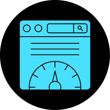 tarayıcı pencere simgesi vektör illüstrasyonu