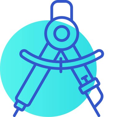 Tek bir simgenin vektör illüstrasyonu