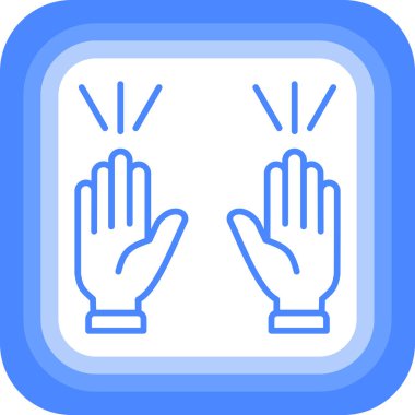 el simgesi vektör illüstrasyonu