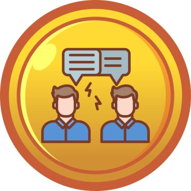 İnsan simgesinin vektör illüstrasyonu