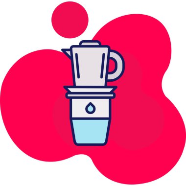 vektörde kahve ikonu