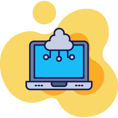 bulut dizüstü bilgisayar simgesi