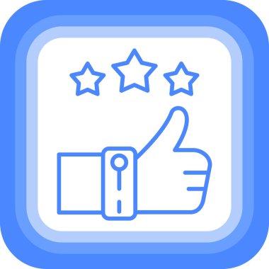 Geri bildirim derecelendirme simgesi. beyaz üzerinde izole edilmiş özet geribildirim vektör rengi