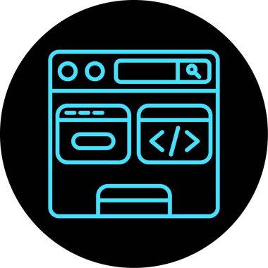 Vektör illüstrasyonu, simge ögesi arkaplanı