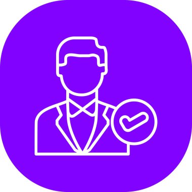 İş simgesinin vektör illüstrasyonu