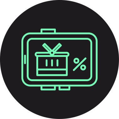 Web ve ticari ağ için vektör simgesi
