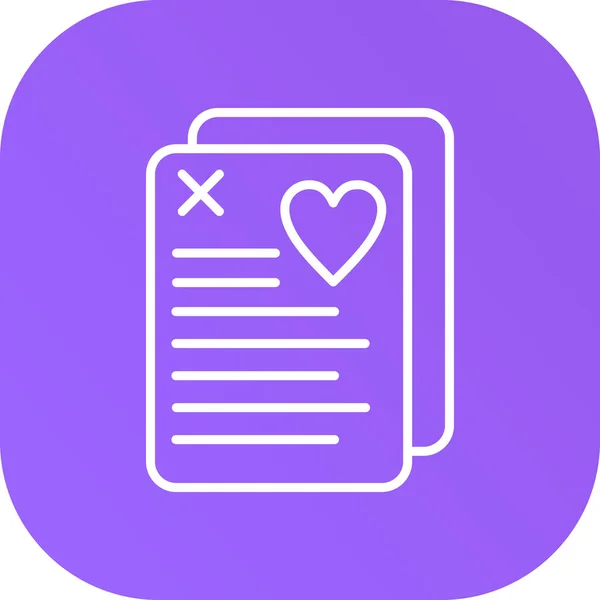 aşk harfi simgesi, vektör illüstrasyonu basit tasarım