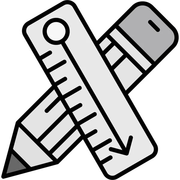 Ruler  icon, vector illustration simple design