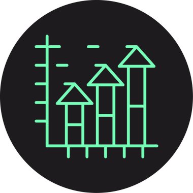 Bir grafiğin vektör illüstrasyonu