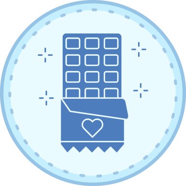 Bir kalp simgesinin vektör illüstrasyonu