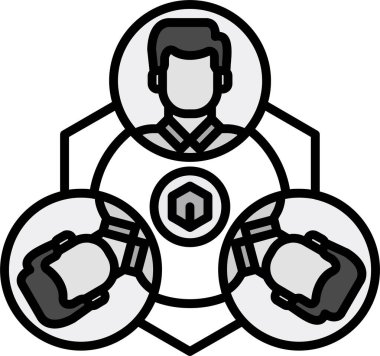 iş simgesi, vektör resimleme