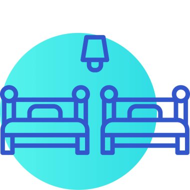 Kanepe. Web simgesi basit illüstrasyon