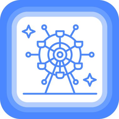 Mavi ve beyaz arkaplanın vektör çizimi