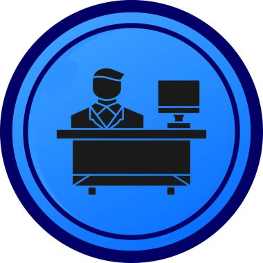 Bir restoran simgesinin vektör illüstrasyonu