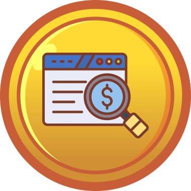 Dolar işareti vektör çizimi