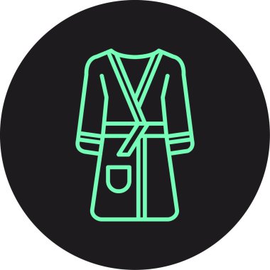 Askısı olan bir adamın vektör çizimi