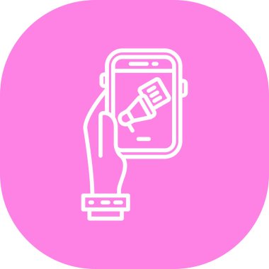 Akıllı saat vektör illüstrasyon tasarımlı akıllı telefon