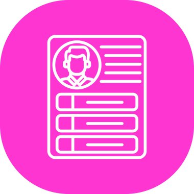 Vektör belgesi Simge illüstrasyonu