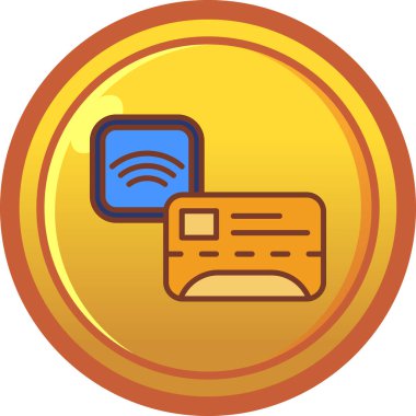 ağ bağlantısı. Basit düz vektör simgesi. Farklı renklerde resimleme