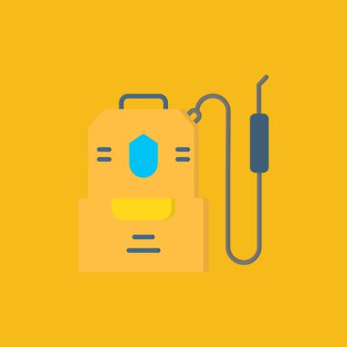 çanta çanta simgesi düz biçimli