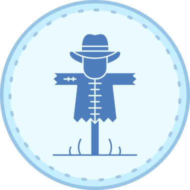 Bir şapka simgesinin vektör illüstrasyonu