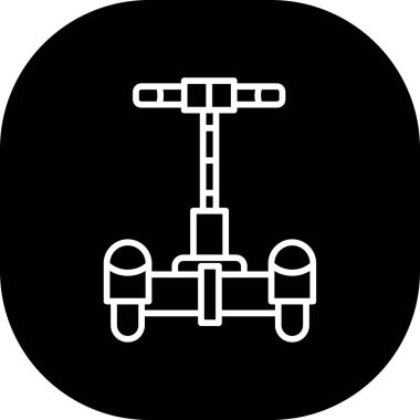 Modern b 'nin vektör illüstrasyonu eksik simgesi