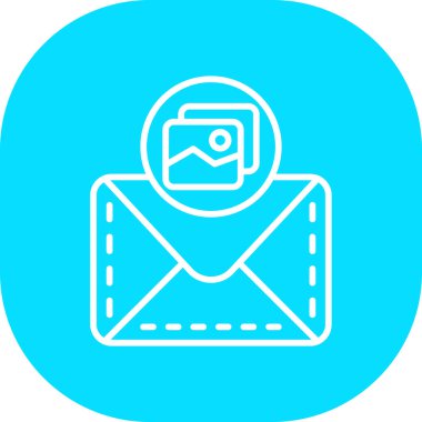 E- posta simgesi vektör illüstrasyonu