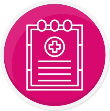 Modern tıbbi simgenin vektör illüstrasyonu