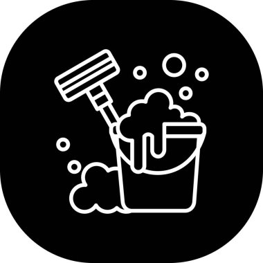 Fırçayla fırçanın vektör illüstrasyonu