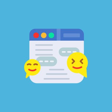 Mutlu gülümseme vektör simgesi ile emoji