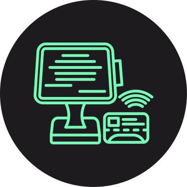 Eşsiz Wiifi Vektör Satır Simgesi