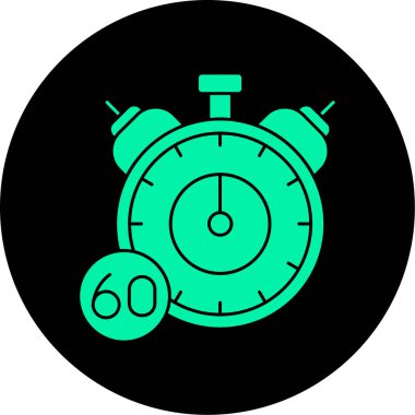 Zamanlayıcı simgesi ile kronometre