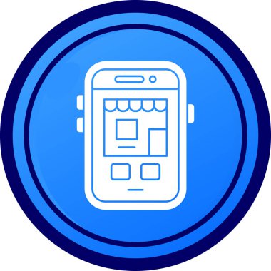 telefon vektör simgesi modern illüstrasyon