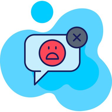 Konuşma balonu. Basit resimleme