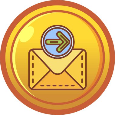 e- posta simgesi vektör illüstrasyonu