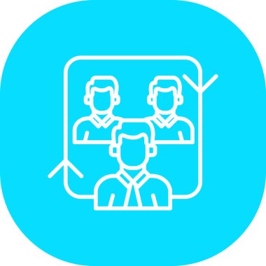 İş ve finans simgesinin vektör illüstrasyonu