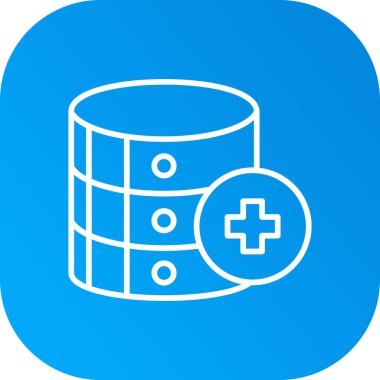 veritabanı vektör simgesi