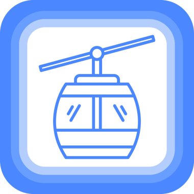 Helikopter simgesi vektör illüstrasyonu