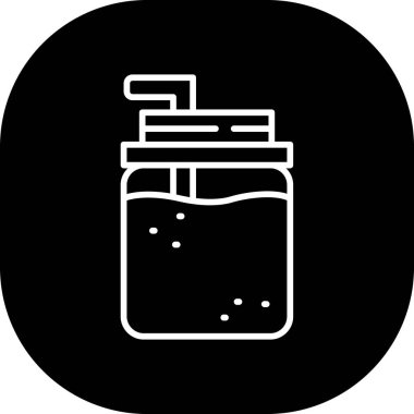 yiyecek web simgesi basit illüstrasyon