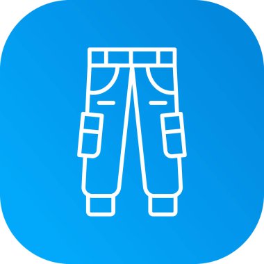 vektör pantolonu resimlemesi