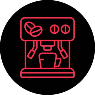 Bir makine robotunun vektör illüstrasyonu