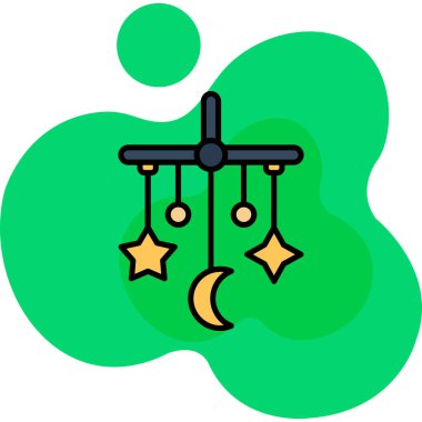 Sihirli çubuk simgesi vektör çizimi